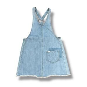 Light Wash Lee Denim Overall Dress